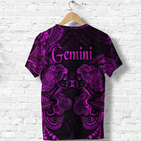 Gemini Zodiac Polynesian T Shirt Unique Style Pink LT8 - Polynesian Pride