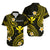 Hawaii Matching Dress and Hawaiian Shirt Gold Polynesian Line Style LT9 - Polynesian Pride