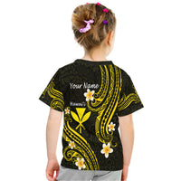 Custom Hawaii T Shirt Gold Polynesian Line Style LT9 - Polynesian Pride