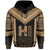 Hawaiian Kanaka Polynesian Hoodie Active Gold - Polynesian Pride