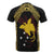 Papua New Guinea Custom T Shirt Papua New Guinea Flag Erudite Eye - Polynesian Pride