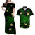 Hawaii Matching Dress and Hawaiian Shirt Hawaii Turtle Plumeria Mixed Polynesian Green Style LT9 Green - Polynesian Pride