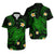 Hawaii Matching Dress and Hawaiian Shirt Hawaii Turtle Plumeria Mixed Polynesian Green Style LT9 - Polynesian Pride