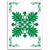 Hawaiian Quilt Maui Plant And Hibiscus Pattern Area Rug - Green White - AH Green - Polynesian Pride