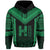 Hawaiian Kanaka Polynesian Hoodie Active Green - Polynesian Pride