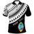 Guam Custom Polo Shirt Ginger Lei Pattern White Unisex White - Polynesian Pride