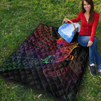 Guam Premium Quilt - Butterfly Polynesian Style - Polynesian Pride