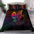 Guam Bedding Set - Butterfly Polynesian Style Black - Polynesian Pride