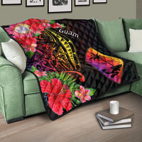 Guam Premium Quilt - Tropical Hippie Style - Polynesian Pride