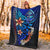 Guam Custom Personalised Premium Blanket - Vintage Tribal Mountain - Polynesian Pride