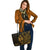 Guam Leather Tote - Wings Style - Polynesian Pride