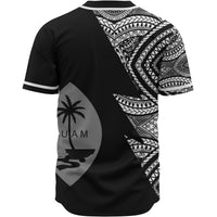 Guam Custom Personalized Baseball Shirt - Flash Style White - Polynesian Pride