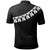 Guam Polo Shirt Polynesian Pattern Black With Hibiscus - Polynesian Pride