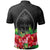 Guam Polynesian Polo Black Hibiscus - Polynesian Pride