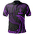 Guam Polynesian Polo Shirt Purple Tribal Wave Unisex Purple - Polynesian Pride