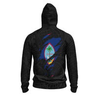 Polynesian All Over Print Hoodie Guam In Me - Polynesian Pride