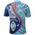 Guam Polo T Shirt Guam Flag Coat Of Arms Kanaloa Tatau Gen GU K7 - Polynesian Pride