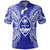 Guam Polo Shirt Guahan Coat Of Arms Map Polynesian Tattoo Blue Unisex Blue - Polynesian Pride