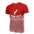 Federated States of Micronesia Polynesian T Shirt Red Pride Map and Seal Unisex Red - Polynesian Pride