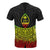 Guam Polynesian T Shirt Reggae Pride Map and Seal - Polynesian Pride