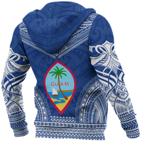 Guam Polynesian Chief Hoodie Blue Version - Polynesian Pride