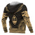 Guam Polynesian Chief Custom Hoodie Gold Version - Polynesian Pride