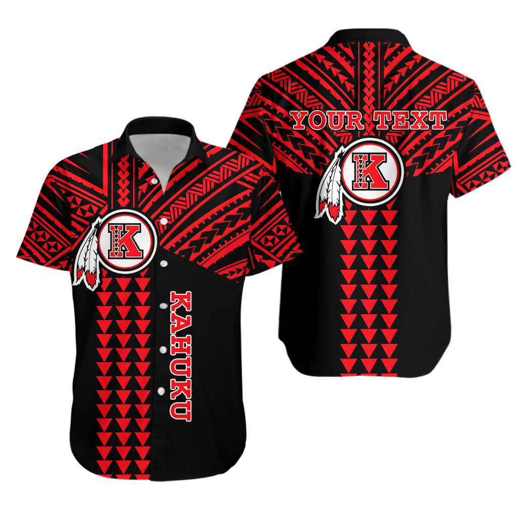 (Custom Personalised) Kahuku Passionate Hawaiian Shirt Hawaii High & Intermediate School LT13 Unisex Black - Polynesian Pride