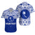 (Custom Personalised) Chuuk Flag Hawaiian Shirt Micronesia Style Blue LT13 Unisex Blue - Polynesian Pride