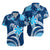 Hawaii Combo Long Sleeves Dress and Hawaiian Shirt Flowers Wave Tribal Pattern LT13 - Polynesian Pride