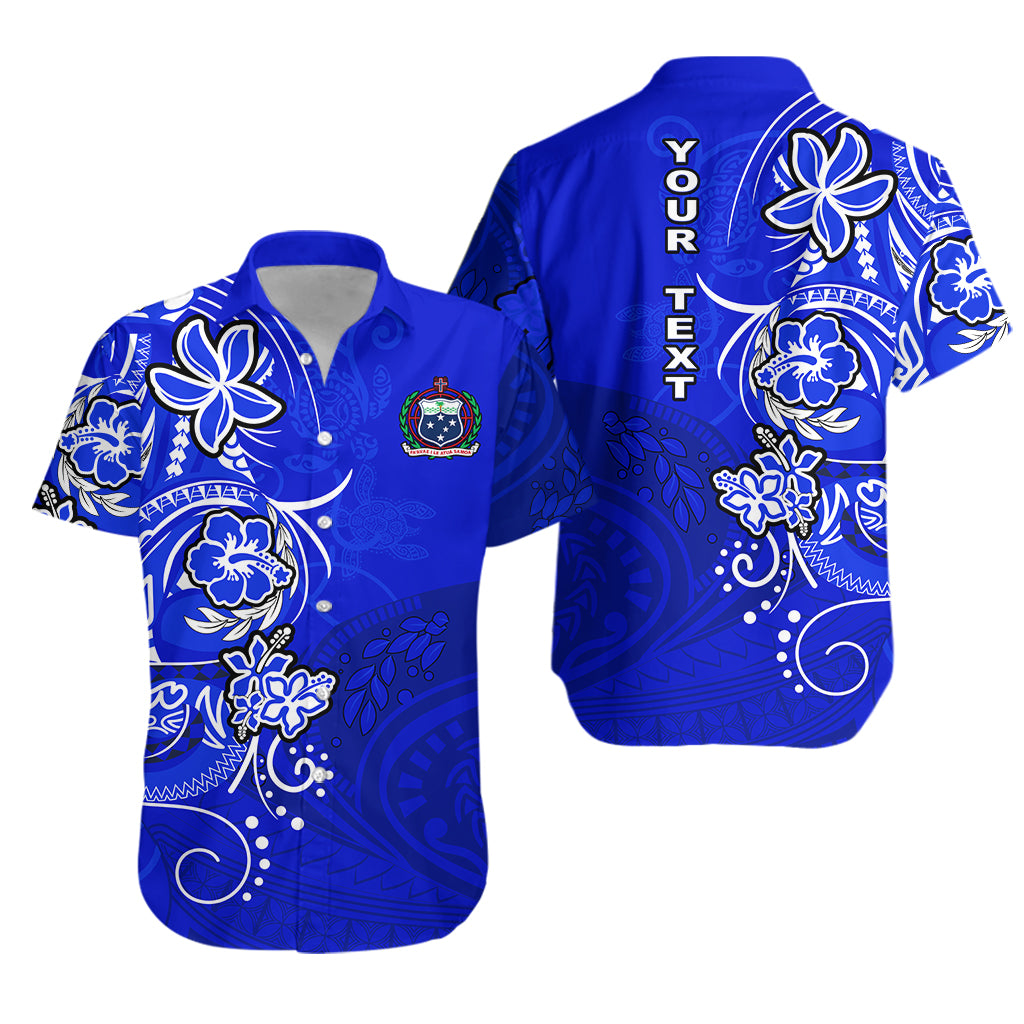 (Custom Personalised) Samoa Hawaiian Shirt Be Unique Blue LT13 Unisex Blue - Polynesian Pride