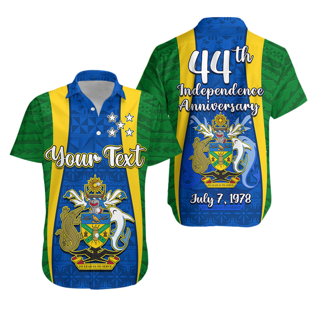 (Custom Personalised) Solomon Islands Day Hawaiian Shirt 44 Years Independence Anniversary LT13 Unisex Green - Polynesian Pride
