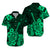 Hawaii Hawaiian Shirt Polynesia Green Ukulele Flowers LT13 Unisex Green - Polynesian Pride