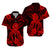 Hawaii Matching Polynesia Red Octopus Dress and Hawaiian Shirt LT13 - Polynesian Pride