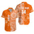 (Custom Text And Number) Tailulu Tonga College Hawaiian Shirt Class Of Year Tongan Ngatu Pattern LT14 Unisex Orange - Polynesian Pride