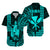 Hawaii Day Kakau Hawaiian Shirt Proud To Be Hawaiian Turquoise King Kamehameha and Kanaka Maoli LT13 Turquoise - Polynesian Pride