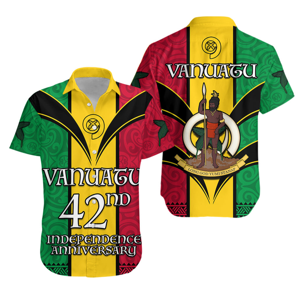 Vanuatu 1980 Hawaiian Shirt Vanuatuan Independence Day LT13 Unisex Yellow - Polynesian Pride