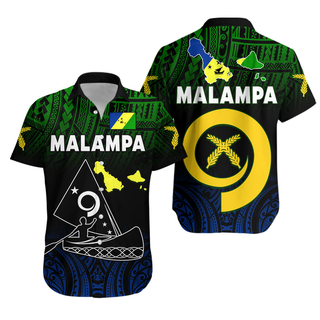 Malampa Province Hawaiian Shirt Native Canoe Mix Vanuatu Pig Tusk Black Version LT14 Unisex Black - Polynesian Pride