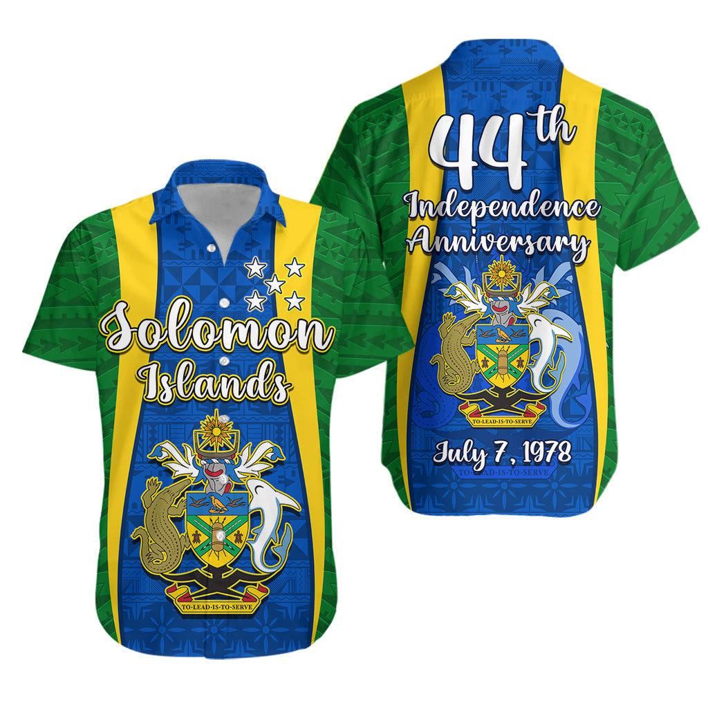 Solomon Islands Day Hawaiian Shirt 44 Years Independence Anniversary LT13 Unisex Green - Polynesian Pride