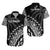 Fiji Rugby Hawaiian Shirt Fijian Cibi Dance Tapa Pattern Black LT14 Unisex Black - Polynesian Pride