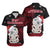 New Zealand Christmas Hawaiian Shirt Hei Tiki Red Pohutukawa Meri Kirihimete LT14 Unisex Red - Polynesian Pride