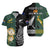 South Africa Protea and New Zealand Fern Hawaiian Shirt Rugby Go Springboks vs All Black LT13 Unisex Art - Polynesian Pride
