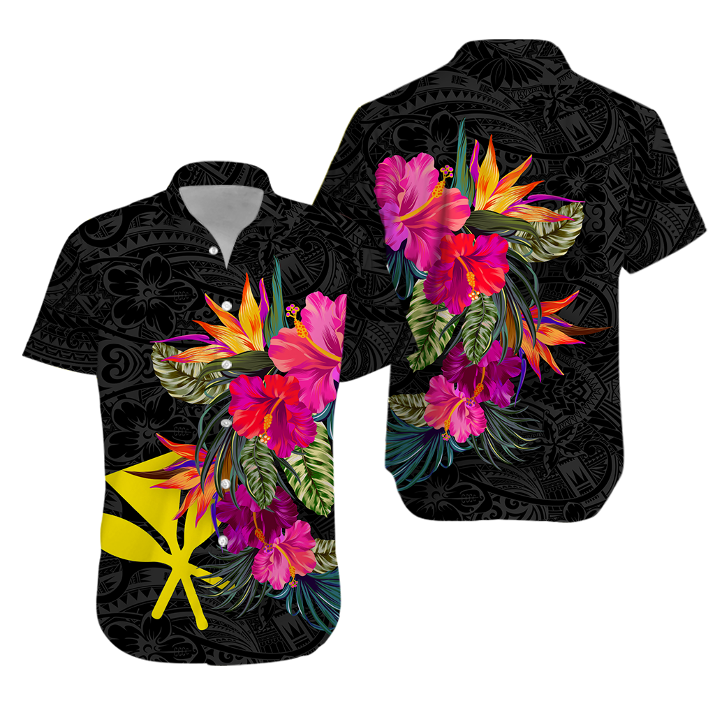 Hawaii Couple Outfits Hawaii Kanaka Maoli Polynesian Hibiscus Matching Dress and Hawaiian Shirt LT12 - Polynesian Pride