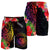 Hawaii Men's Shorts - Tropical Hippie Style Black - Polynesian Pride