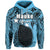 Custom Cook Islands Hoodie Mauke LT6 Unisex Blue - Polynesian Pride
