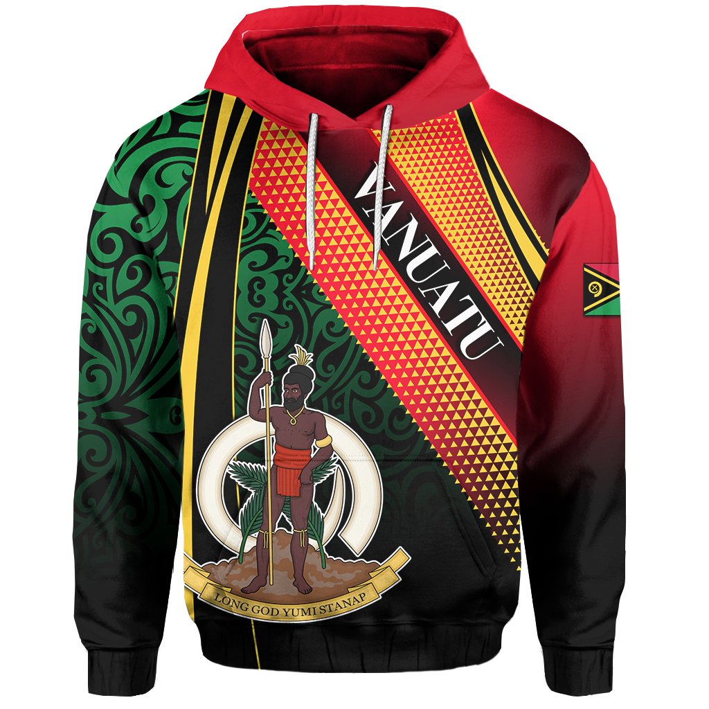 Vanuatu Hoodie Special Style Unisex Green - Polynesian Pride