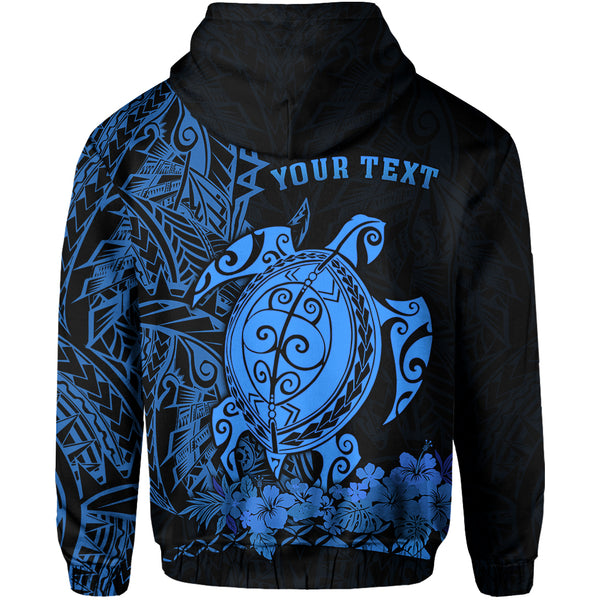 Custom Hawaii Polynesian Hoodie White Ukulele LT13 main image 0