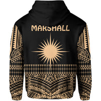 Marshall Islands Hoodie Best Tattoo Version Golden LT13 - Polynesian Pride