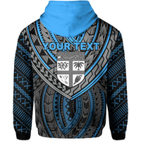Custom Newest Fiji Zip Hoodie Mix Coconut LT13 - Polynesian Pride