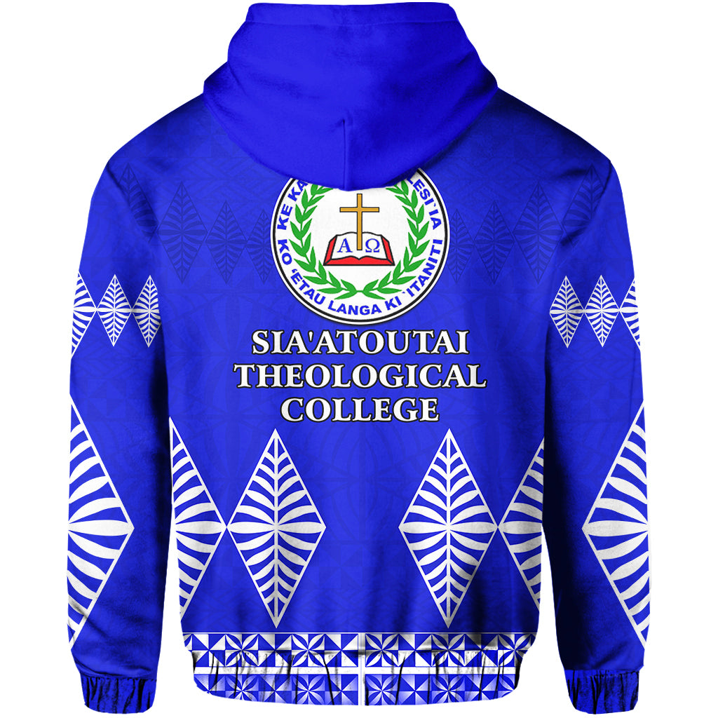 Siaatoutai Theological College Zip Hoodie Tonga Pattern LT13 - Polynesian Pride