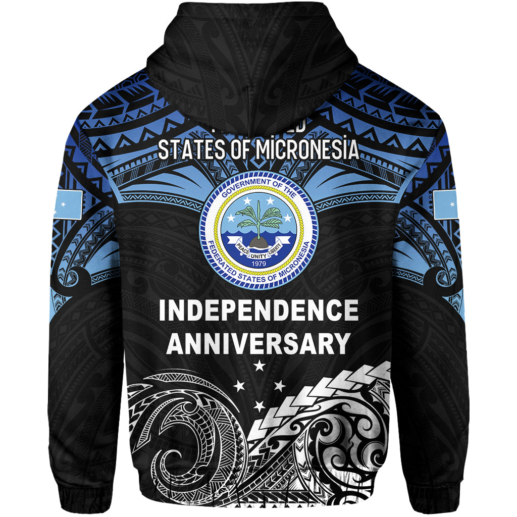 Federated States of Micronesia Hoodie Happy FSM 35th Independence Anniversary LT13 - Polynesian Pride